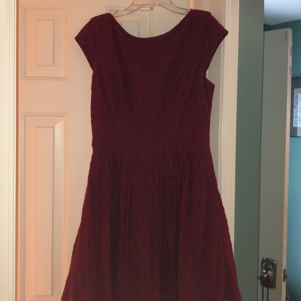 B Darlin Red Lace formal dress